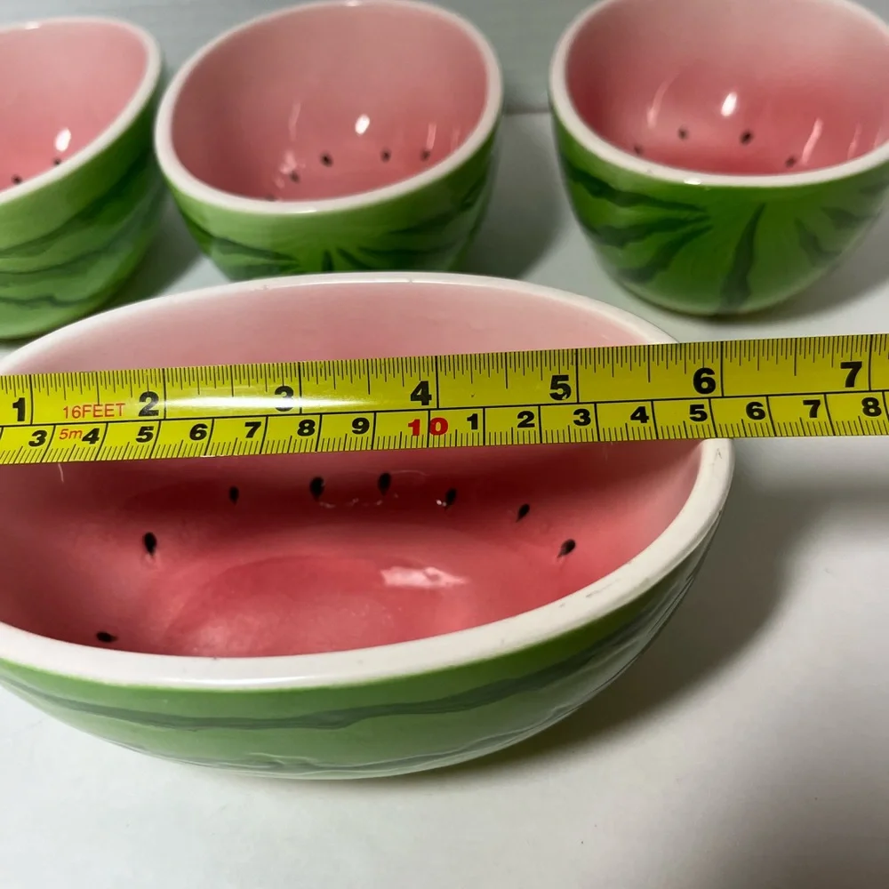 Pier 1 Watermelon Oval Bowls